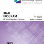 Graphic Production

180 page Final Program for AOAC Annual Meeting and Exposition.